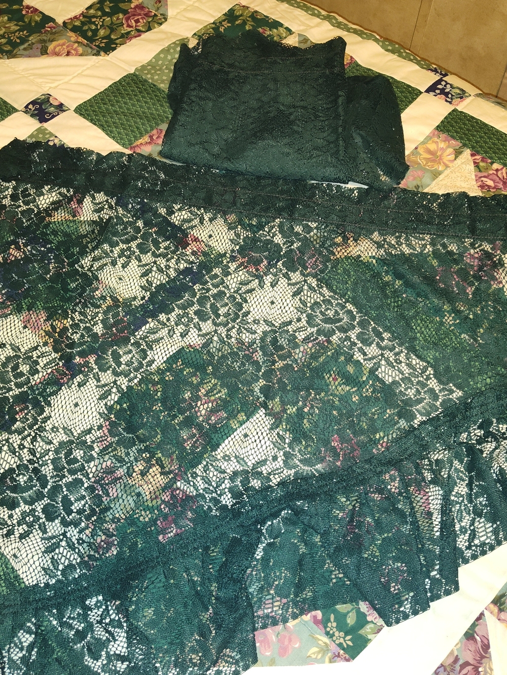 Floral Lace Curtains